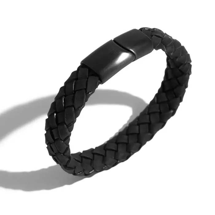 Pulsera-Cuero-Trenzado-Ancho-4.webp Pulsera Cuero Trenzado Ancho - Imagen 5