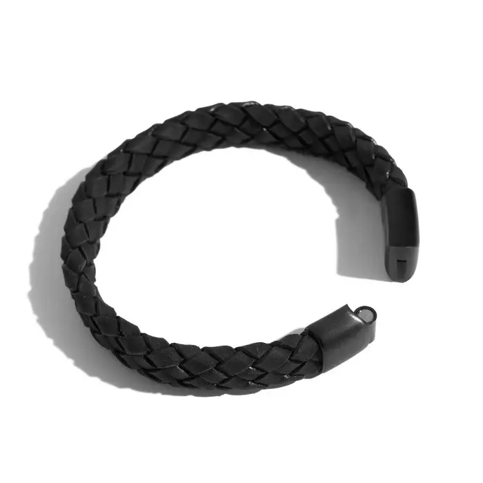 Pulsera-Cuero-Trenzado-Ancho-6.webp Pulsera Cuero Trenzado Ancho - Imagen 3