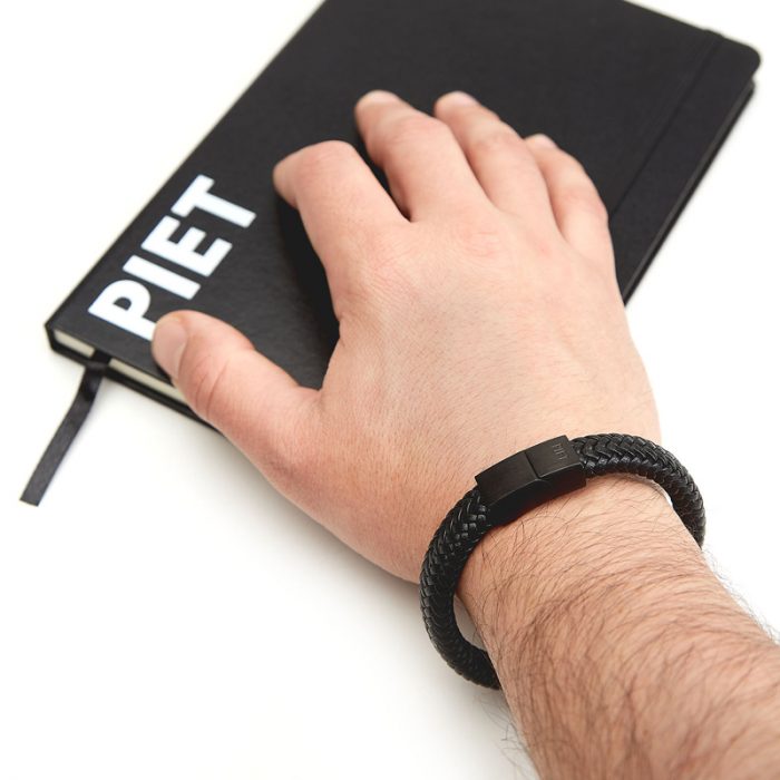 piet-PulseraCueroDobleTrenzado-03.jpg Pulsera Cuero Doble Trenzado - Imagen 3