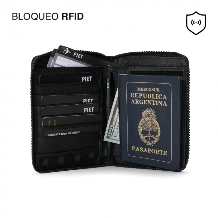 Porta Pasaporte Priority RFID - Imagen 1