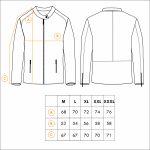 TABLA DE MEDIDAS - CAMPERA RIDER - PIET